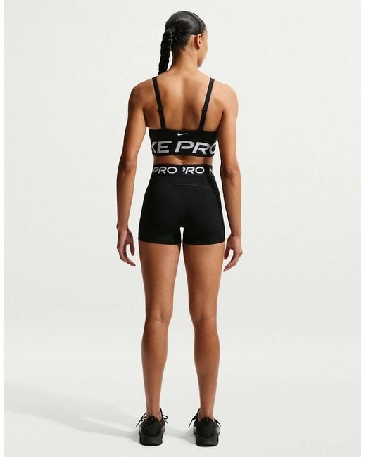 Nike Black Indy Scoop Neck Sports Bra