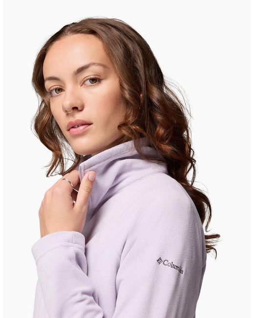 Columbia Purple Glacial Iv 1/2 Zip Fleece Jackets
