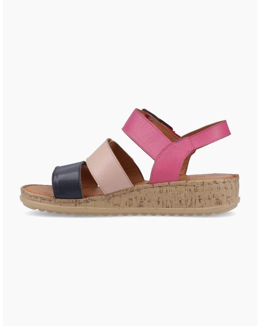 Hush Puppies Pink Eliana Sandal Ankle Strap Sandals Bright