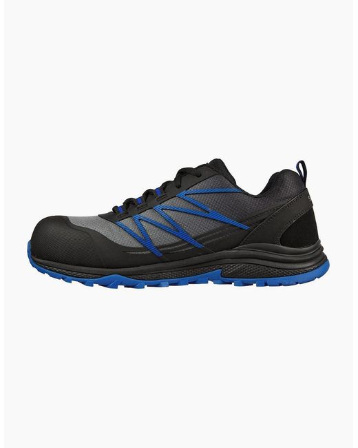 Skechers Blue Workwear Puxal Textile Safety Trainers for men