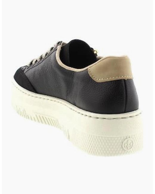 Rieker Black Ladies Sneakers M1912-00