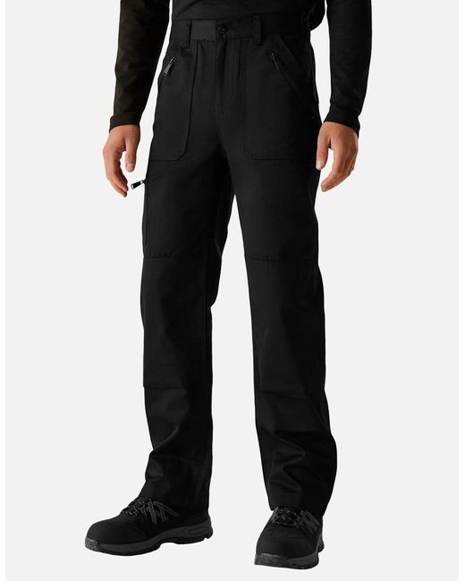 Regatta Black Pro Action Stretch Trousers for men