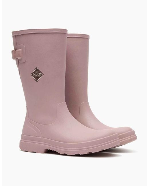 Muck Boot Pink Rainscape Tall Wellingtons