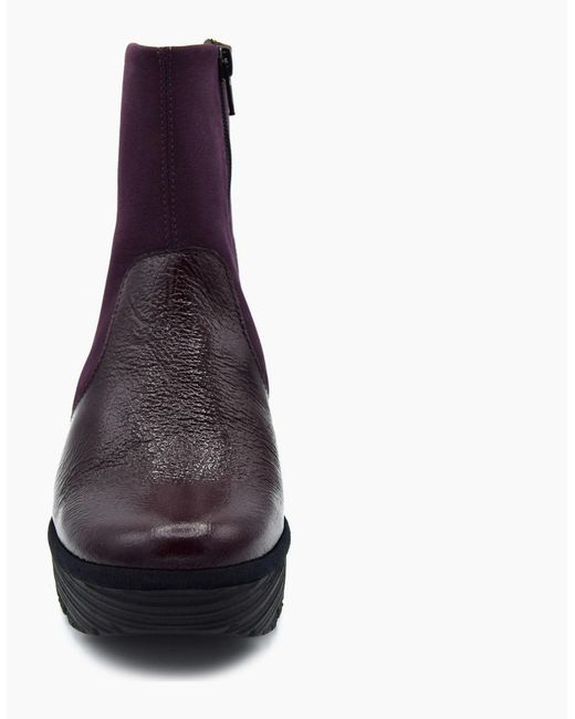 Fly London Purple Yuxi 506 Ladies Boot