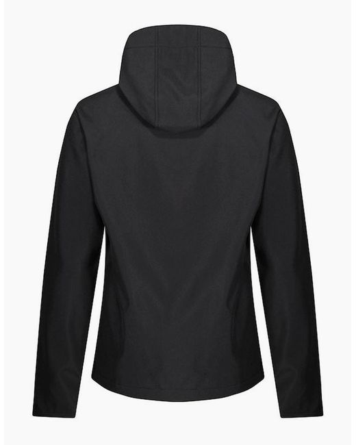 Regatta Black Venturer Three Layer Soft Shell Jacket for men