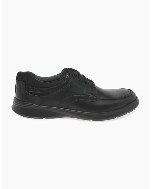 Clarks Black Cotrell Edge Shoes for men