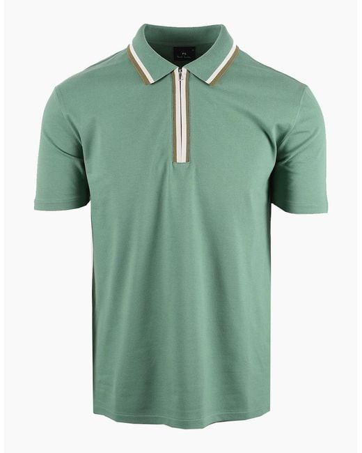 Paul Smith Green Reg Fit Polo Shirt for men