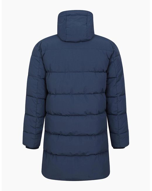 Mountain Warehouse Blue Vortex Longline Padded Jacket for men