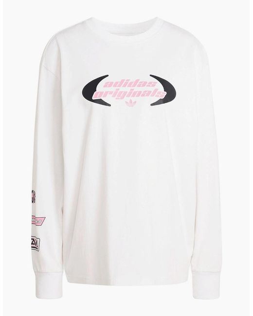 Adidas Originals White Ls T-Shirt