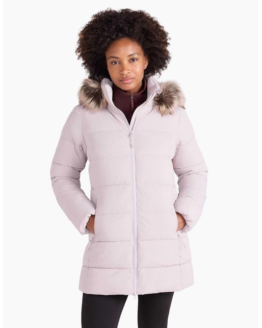 Mountain Warehouse Pink Ladies Nola Long Padded Jacket