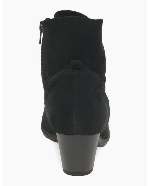 Gabor Black Optimum Ankle Boots