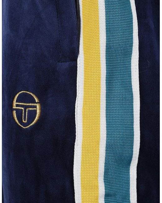 Sergio Tacchini Blue Monte Track Pant Maritime/Mango Mint for men