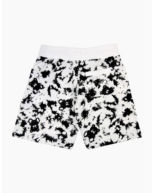 Moschino Black Underwear Paint Bear Tape Shorts/ 1555 for men