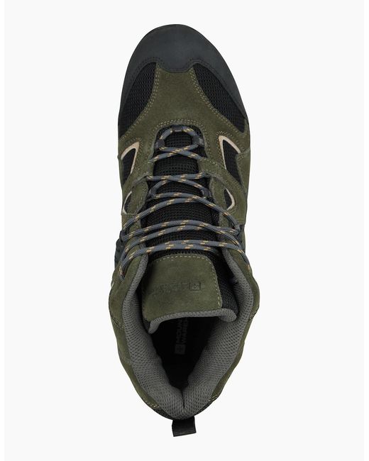 Mountain Warehouse Black Curlew Waterproof Low Profile Walking Boots for men