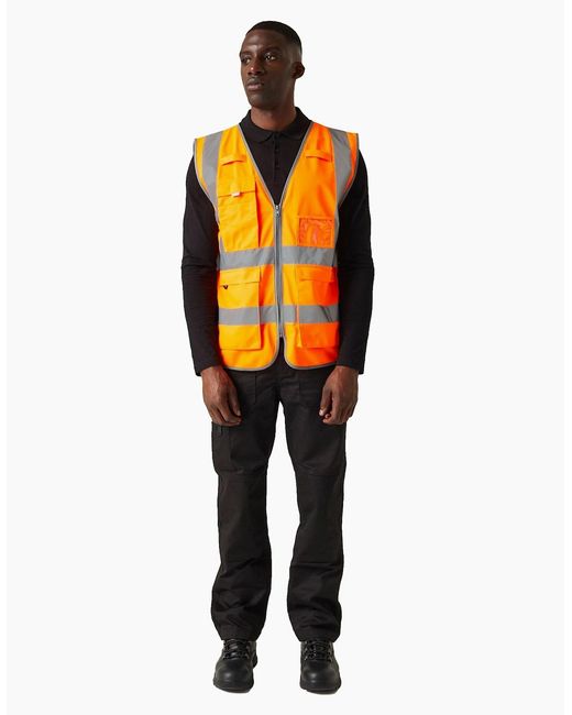 Regatta Orange Professional Hi-Vis Vest for men