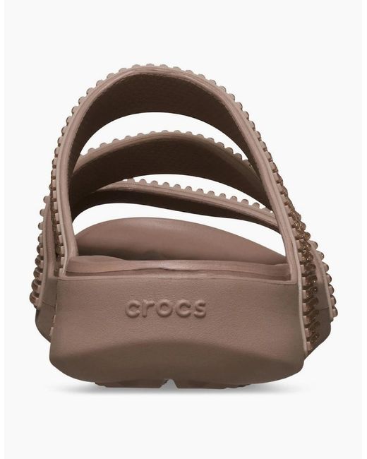 CROCSTM Brown Getaway Strappy Eva Latte Sandals