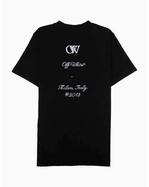 Off-White c/o Virgil Abloh Black Off 23 Logo Slim S/S T Shirt for men
