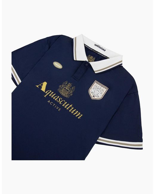 Aquascutum Blue Since 1851 Football Shirt 11 for men