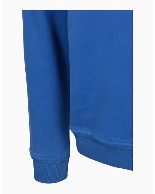 Belstaff Blue Half Zip Sweatshirt Marine for men