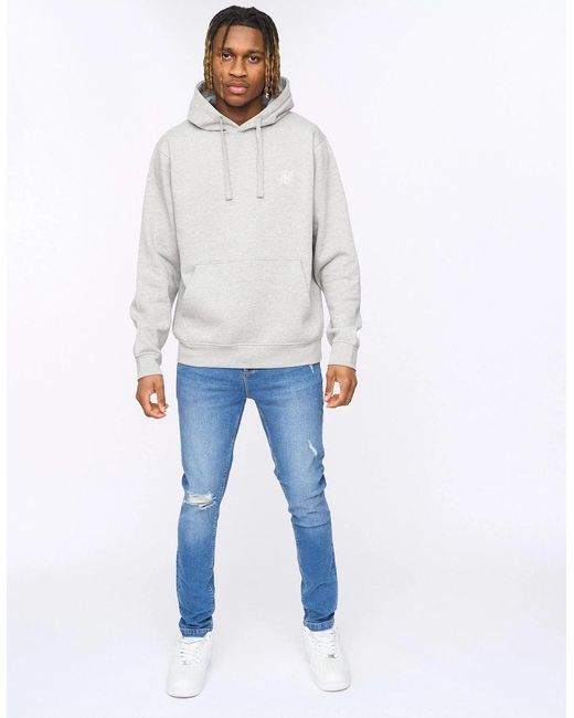 Siksilk White Logo Hood for men