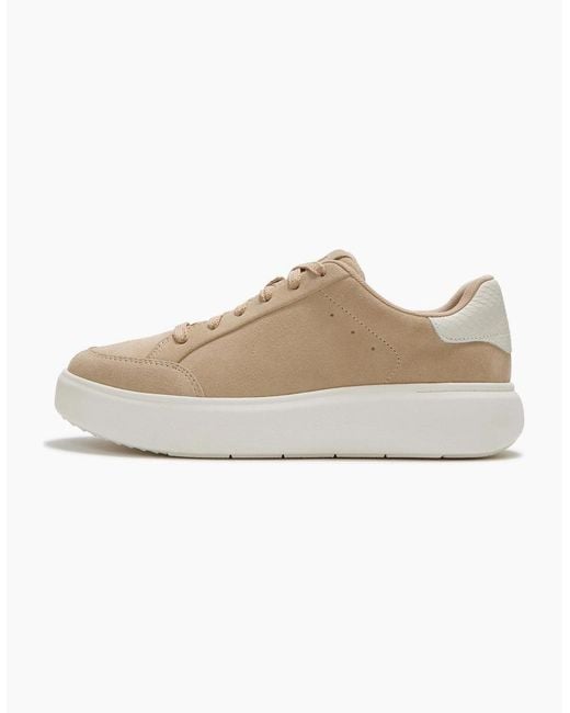 Fitflop Natural Rtg Lace Up Suede Hazelnut Trainers