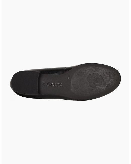 Gabor Black Honour Ballet Pumps