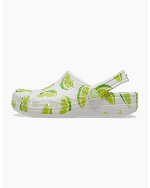 CROCSTM Green Classic Graphic Eva Lime Standard Clogs