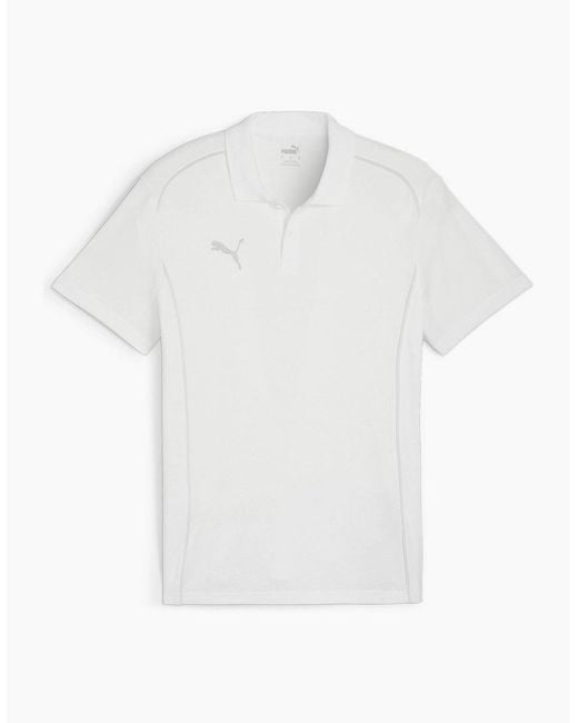 PUMA White Teamfinal Casuals Polo Shirt for men
