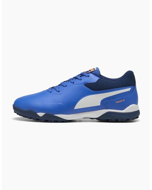 PUMA Blue Truco Iii Tt Astro Turf Football Boots for men