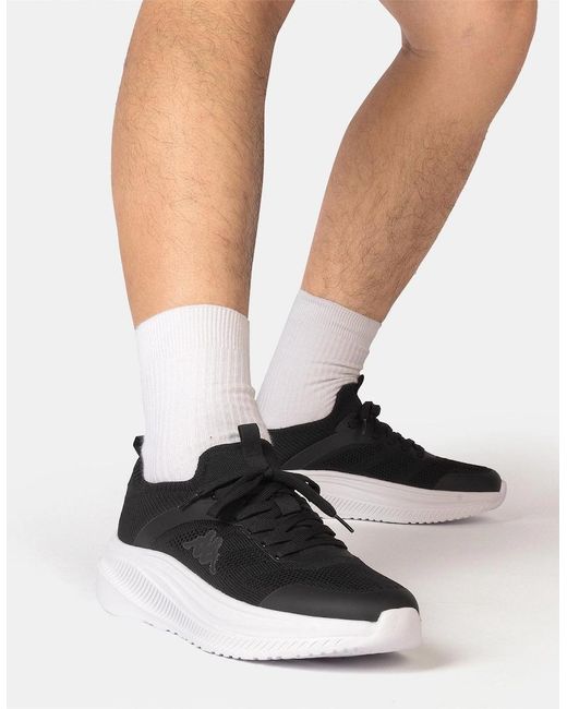 Kappa Black Knit Trainers for men