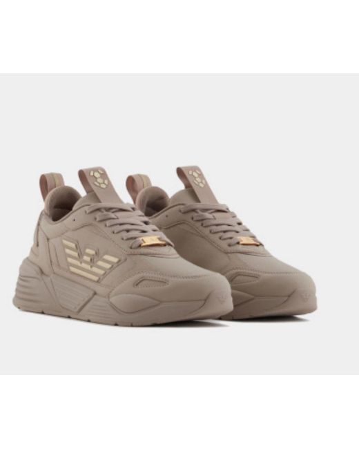 EA7 Brown Ace Runner Sneaker for men