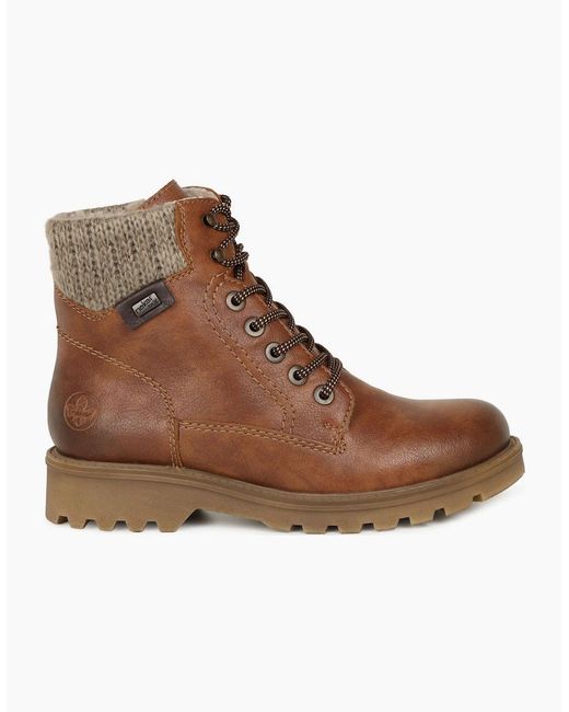 Rieker Brown Ampleforth Ankle Boots