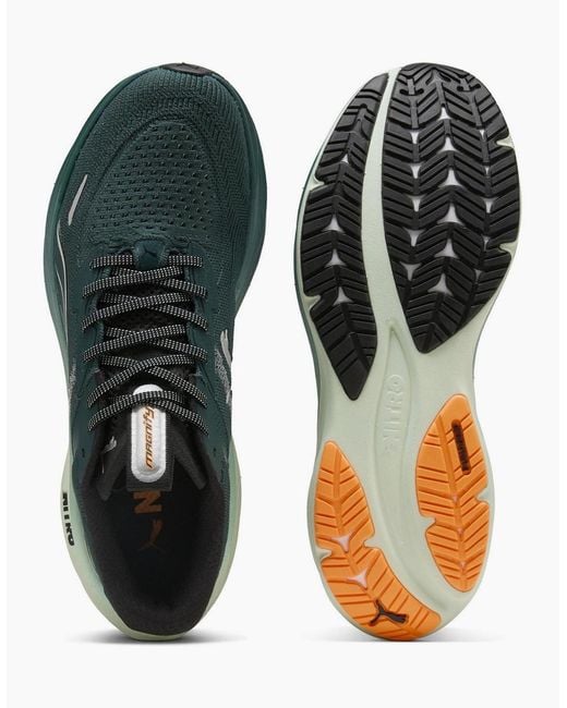 PUMA Green Magnify Nitro 3 Everyday Neutral Road Running Shoes for men