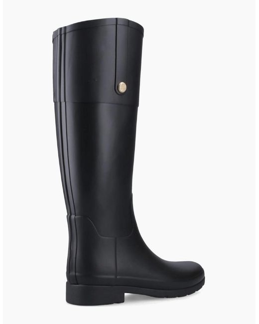 Hunter Black Refined Riding Boots