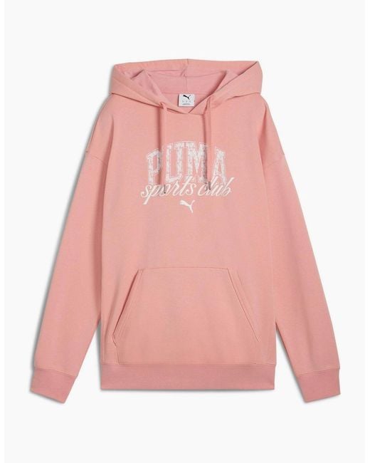 PUMA Pink Overhead Hoodie