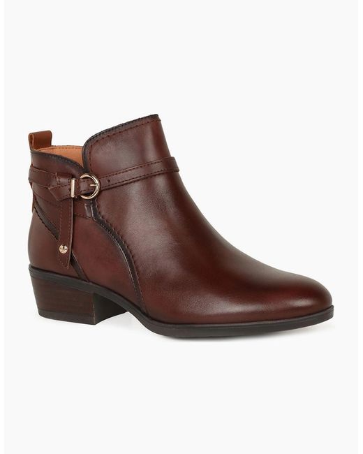 Pikolinos Brown Dixie Ankle Boots