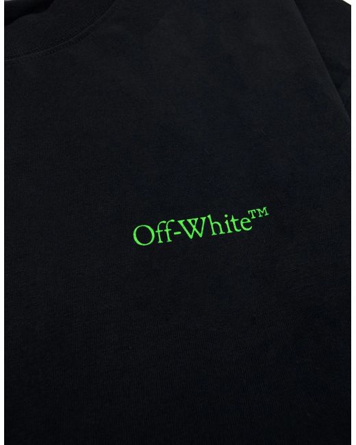 Off-White c/o Virgil Abloh Black Off Moon Cam Arrow Skate S/S T Shirt for men