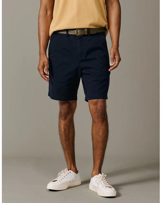 aubi Blue Stamford Chino Short for men