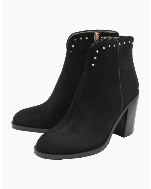 Lotus Black Lucy Ankle Boots