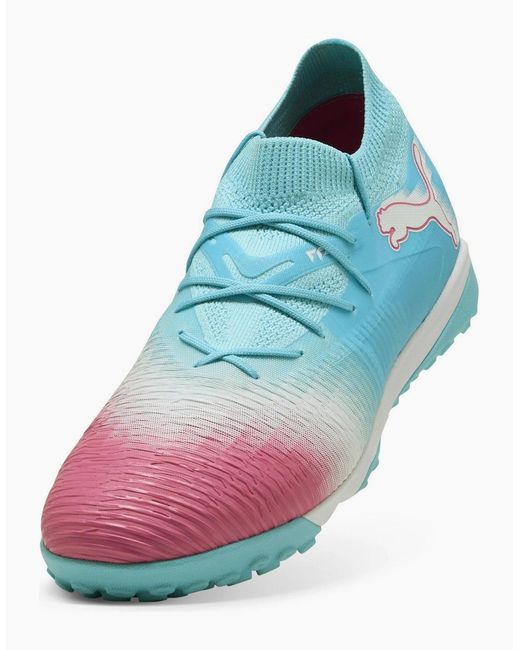 PUMA Blue Future 8 Match Re Charge Astro Turf Football Boots for men