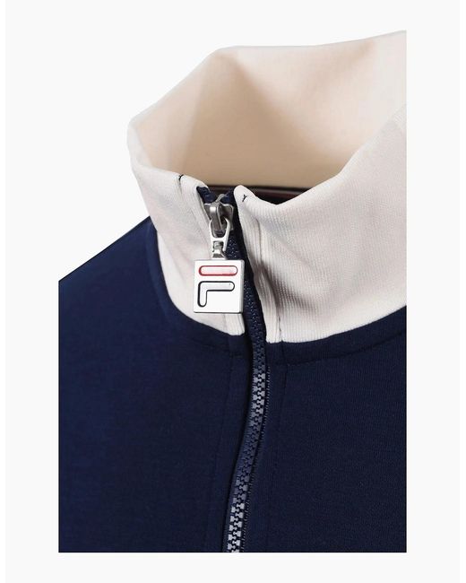 Fila Blue Enrico Track Jacket /Gardenia/Garnet for men