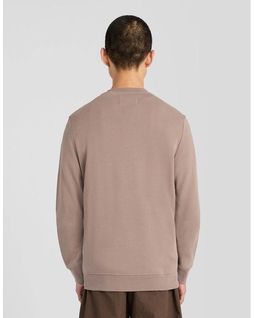 Lyle & Scott Gray Superfine Cotton Crew Neck Sweatshirt for men