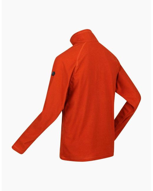 Regatta Red Great Outdoors Montes Funnel Neck Fleece Jumper for men