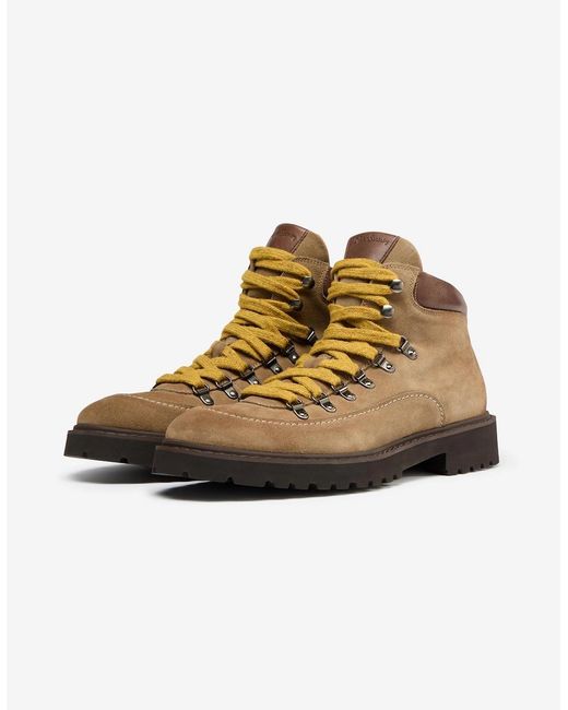 Oliver Sweeney Brown Calf Suede Hiker Boots for men