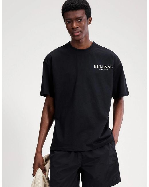Ellesse Black Dal 1959 Tee for men