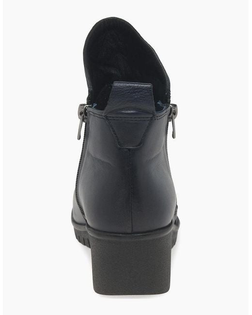 Lotus Black Cordelia Ankle Boots