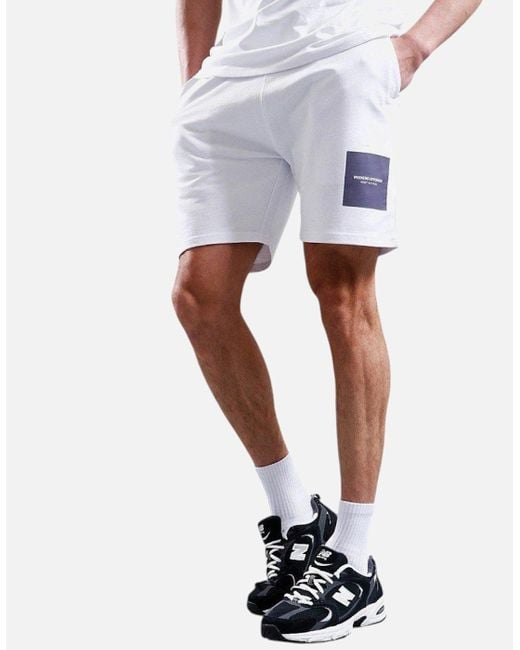 Weekend Offender White Weekender Offender Sweat Shorts Half Pants for men