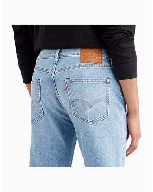 Levi's Blue Levi's 511 Jeans Original Riveted Stretch Slim Fit Wash Denim Bottom for men