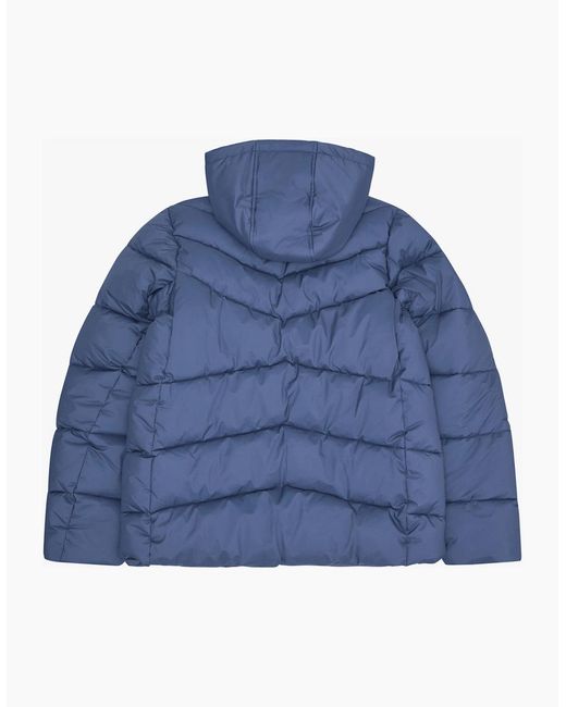Reebok Blue Rb1567 Stretch Puffer Jacket for men