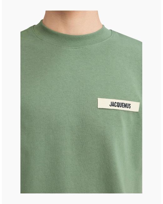 Jacquemus Green Light Le T-Shirt Gros Grain T-Shirt for men